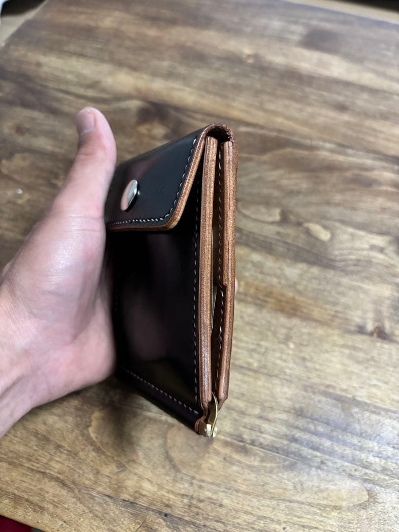 ホースバットストリップ☆ホーウィン☆マネークリップ☆小銭入れ☆2つ折り☆