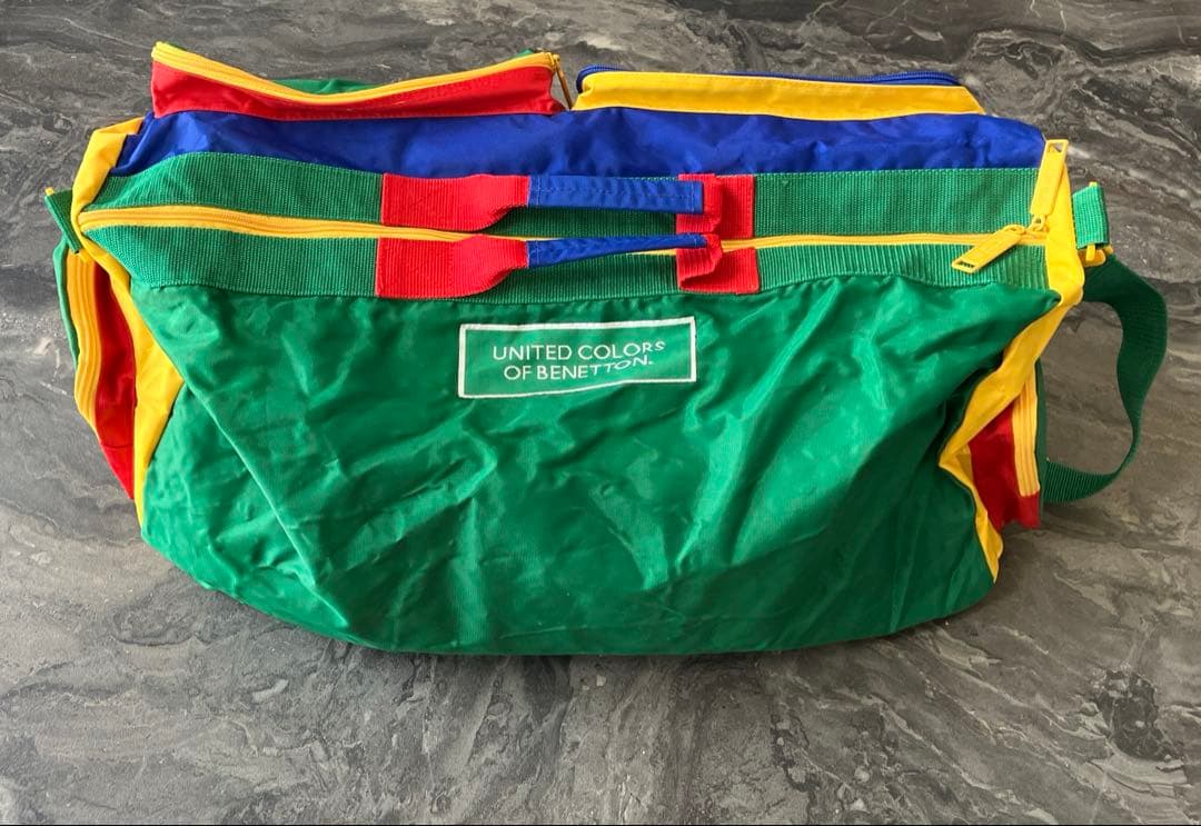 当時物レア　Benetton ボストンバッグ　ベネトン　ヴィンテージ